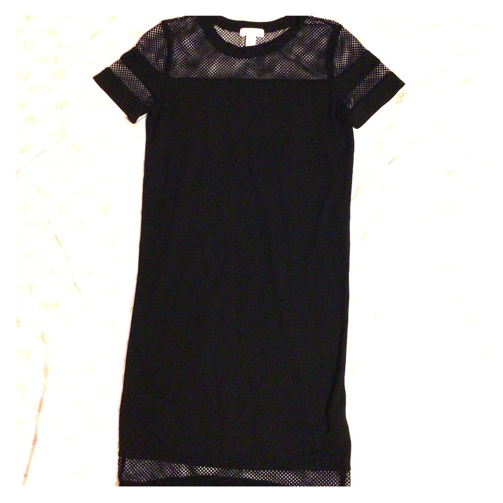 Black Fishnet Dress